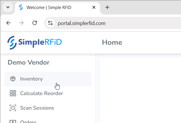 Inventory Screenshot